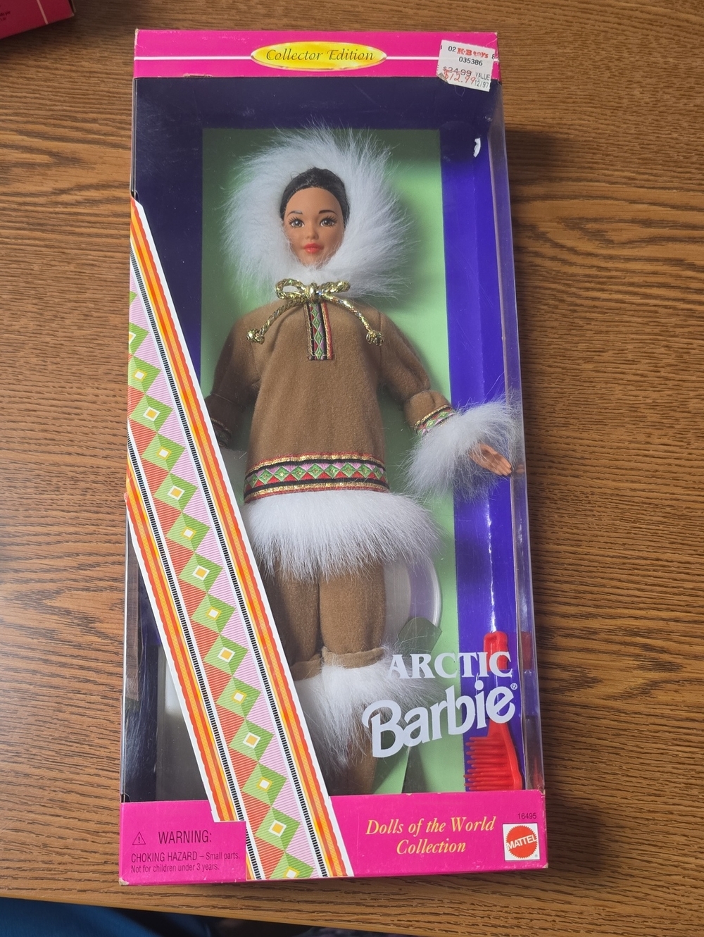 1996 Arctic Barbie Dolls Of The World Collection New In Box